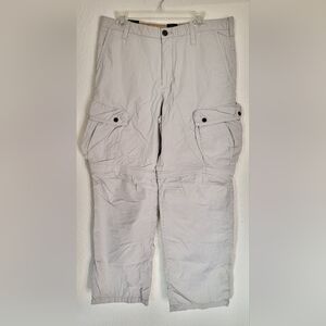 NWT Timberland Zip Off Convertible Cargo Pants Shorts Outdoor Hiking Climbing 34
